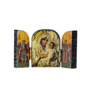 002/0053 a triptych icon  of Virgin Mary 